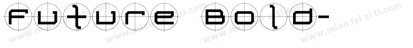 Future Bold字体转换